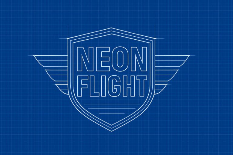 NeonFlightBlueprintLogo